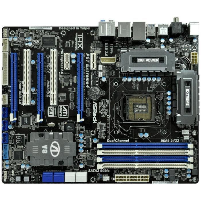 Carte mère ASRock P67 Extreme4 Intel P67 LGA 1155 4xDDR3 32GB ATX - Asrock