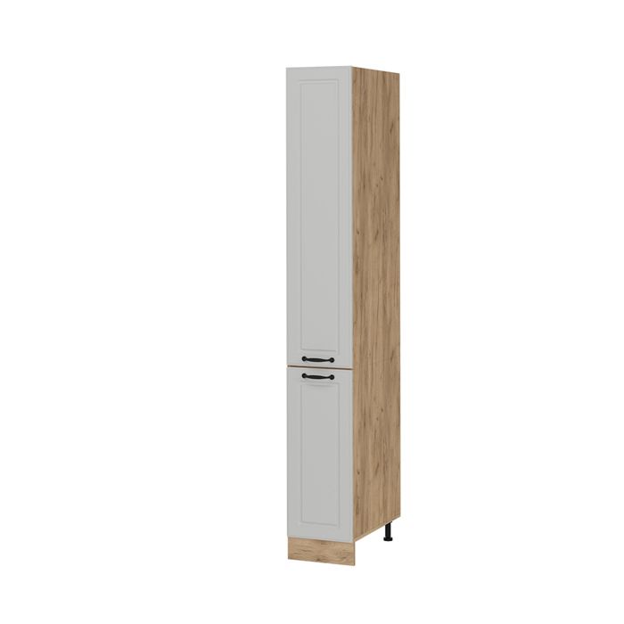 Meuble haute de cuisine R-Line 30cm Blanc campagne/Chêne de force doré Vicco 53867