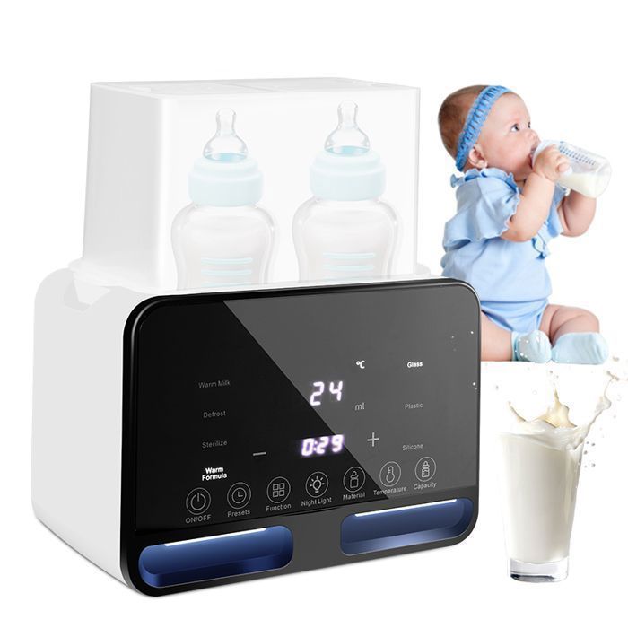 Chauffe-biberon 9 en 1 Pour Bb sans BPA - Double Tasse - Chauffage rapide  - Double Strilisation  Vapeur - Dconglation - Cdiscount Puriculture &  Eveil bb