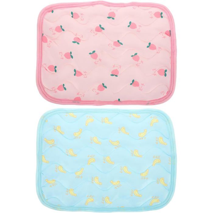 Meilleurs prix pour 2 Pcs Tapis Réfrigérant pour Petits Animaux Coussin Rafraîchissant Lapin Lit Rafraîchissant pour Hamsters Lit de Lapin Produits