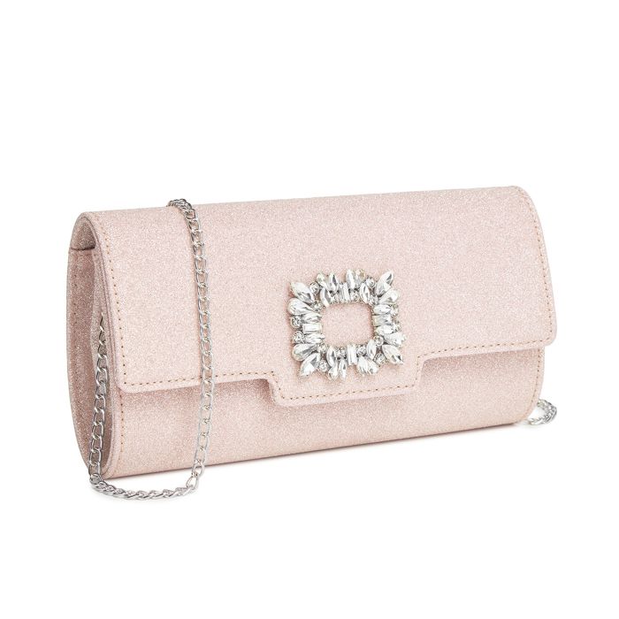 Sac à Main Miss Lulu Avec Chaîne Dorée - PU De Qualité - 25x15x6cm - Idéal Soirée Et événements