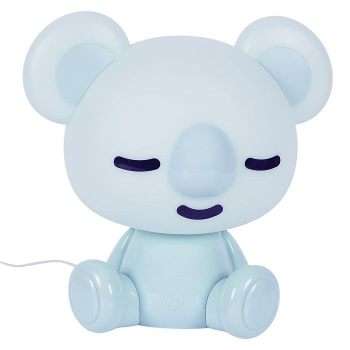 Lampe-veilleuse en forme de koala pour enfant avec 3 intensités de lumière bleu Lampe-veilleuse en forme de koala pour enfant avec 3 intensités de lumière bleu