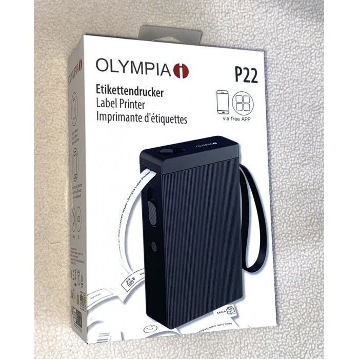 Imprimante détiquettes - OLYMPIA - P22 - Connectée - Résolution 203 DPI - Vitesse 30 mm/s
