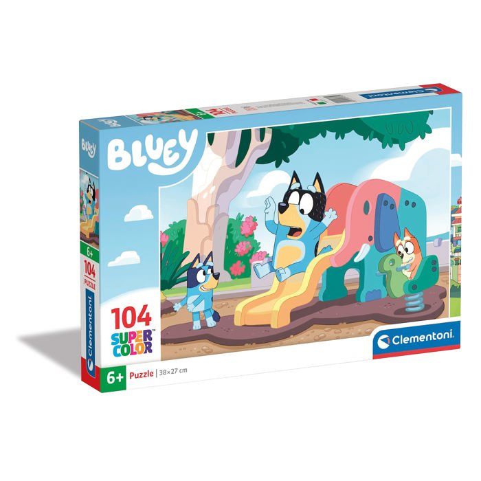 Puzzle 104 Pièces - Clementoni - Bluey - Multicolore - 6 Ans+ - 48,5 x ...