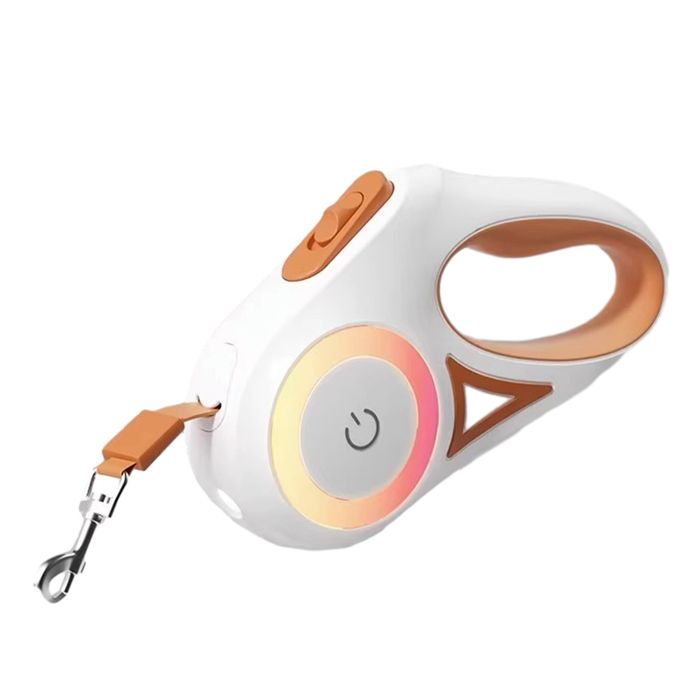 Meilleurs prix pour Laisse rétractable pour chien avec lumière LED  Laisse réfléchissante pour promenade (orange)