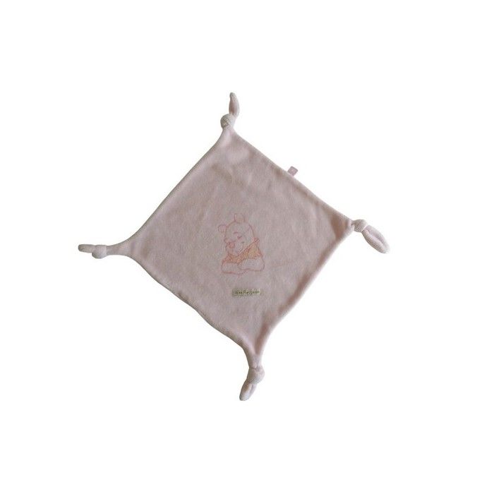 Doudou Winnie l’Ourson plat rose - Disney - Love Pooh Forever