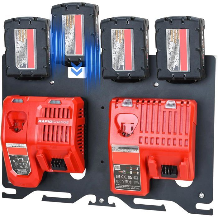 TOPOWN Support mural 3 en 1 pour chargeurs Bosch Professional GAL