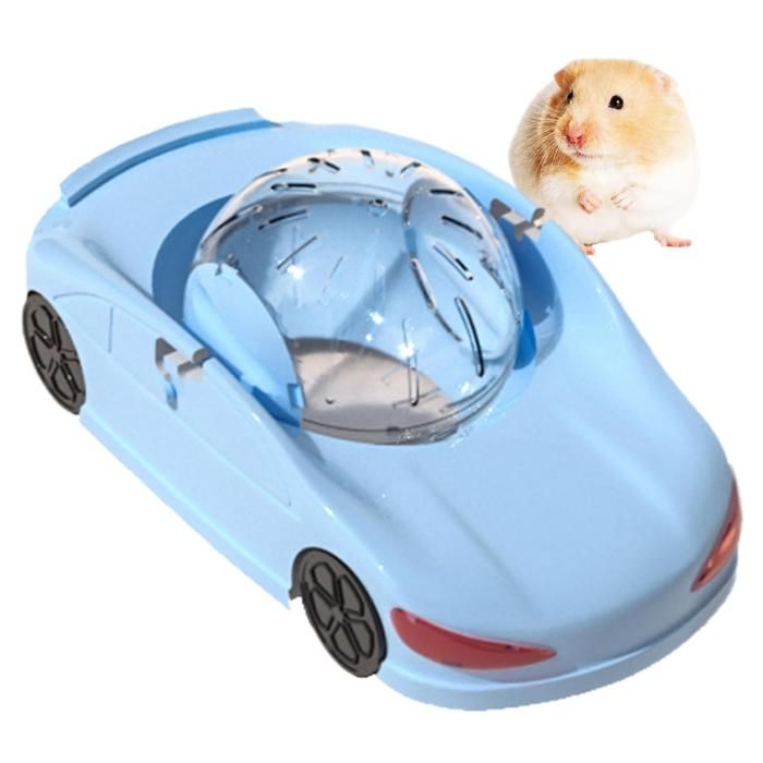 Roue dexercice de Sport pour Hamster Boule de Course Créative pour Petit Animal Furet avec Voiture ANIMALERIE JOUET JOUET ANIMAUX