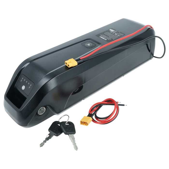 EXTENSILO Batterie remplacement pour Downtube ZZ98 ZZ9810 pour vélo électrique (14Ah 36V Li-ion) - noir