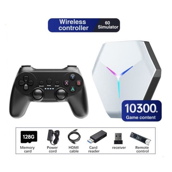 Console De Jeu Rétro M15 Avec 30 000+ Jeux - Manettes Sans Fil, Sortie 4K, 128 Go | Cadeau Adulte, Plug And Play