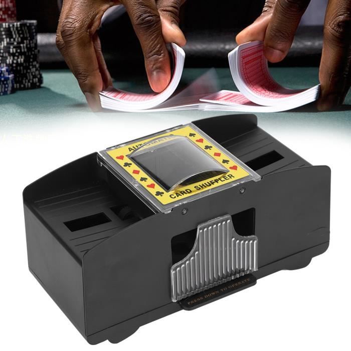 Mélangeur De Cartes électronique Rechargeable 2000 MAh - 2 Modes Auto/manuel - Compatible UNO Poker Blackjack