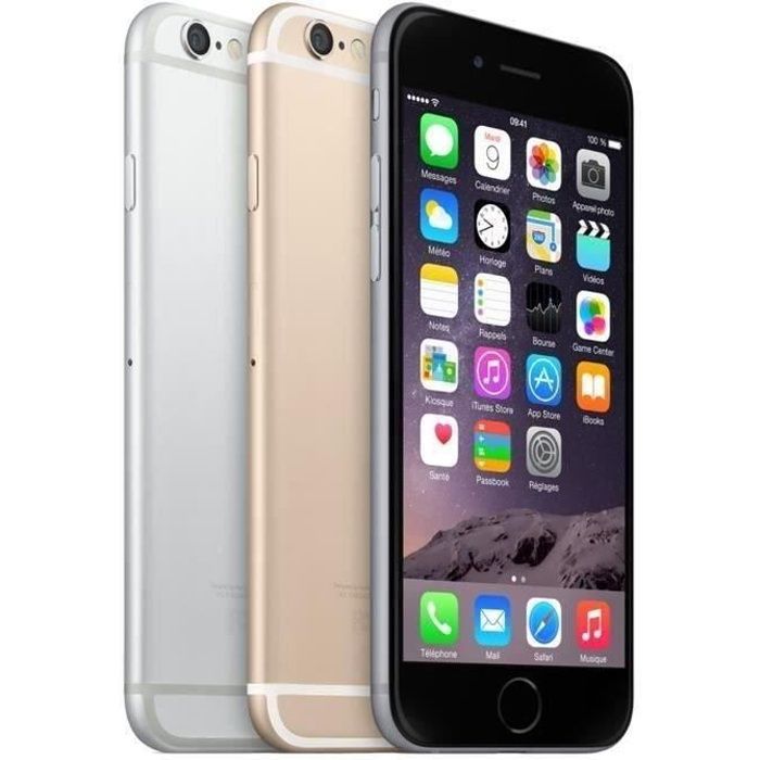 Vente Téléphone portable iPhone 6 128 Go Argent Reconditionné - Comme Neuf pas cher Vente Téléphone portable iPhone 6 128 Go Argent Reconditionné - Comme Neuf pas cher