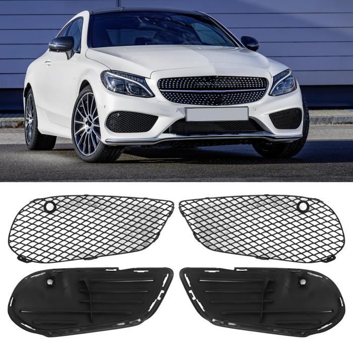 Grille Antibrouillard Pare-Chocs VW Golf 4 MK4 1998-2004 - 1J0853665B/1J0853665C | ABS Noir Mat