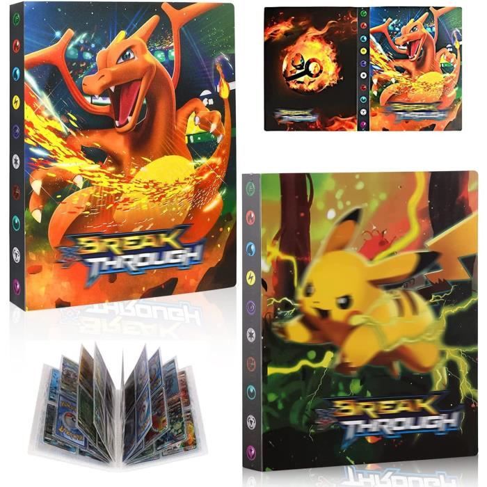 Livre de Protection Cartes Album de Pokemon Cartes Classeur Cartes à collectionner 30 Pages-4 pochettes par page-peut contenir 240 cartes Porte Carte