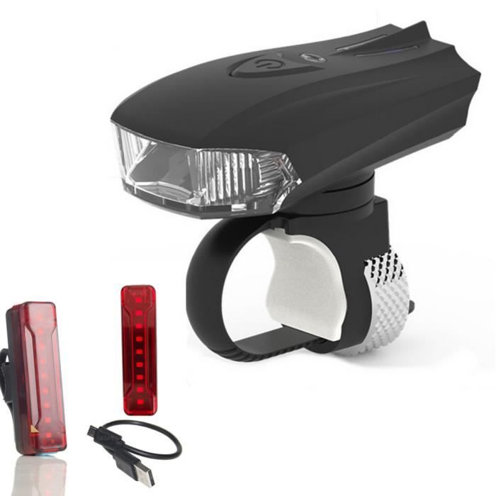 Eclairage Velo a LED ,Puissant Aluminium IPX6, Lumière Vélo Avant