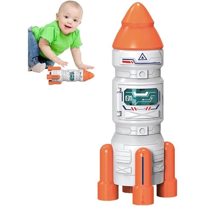 Jouet Fusée Spatiale Enfants – Navette Avec Lumières Et Sons – Station Spatiale Et Rover – Kit Astronaute - 9