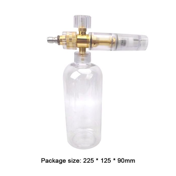 Pistolet à Mousse 900ml | Nettoyage Voiture Et Jardin | 6 Niveaux Réglables | Pression 2.5-6 Bars