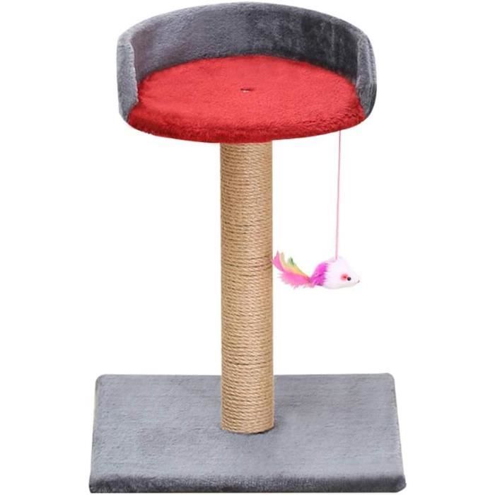 Petit Arbre à Chat 61 Cm Avec 3 Poteaux à Griffer - Perchoir Et Plateformes Douces Pour Chat D'Intérieur | COSTWAY