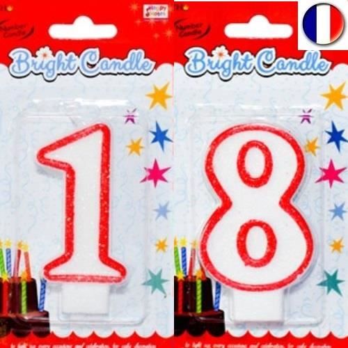2 Bougies Pour Gateau D Anniversaire 7 Cm Chiffres 1 8 Nombres 18 Et 81 Ans Achat Vente Bougie Anniversaire Cdiscount 2 Bougies Pour Gateau D Anniversaire 7 Cm Chiffres 1 8 Nombres 18 Et 81 Ans Achat Vente Bougie Anniversaire Cdiscount