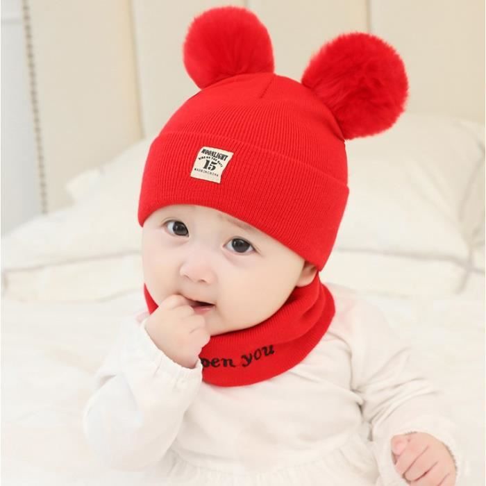 Bonnet Echarpe Garcon Fille Bebe Chaud Chapeau Rouge Rouge Rouge Achat Vente Bonnet Cagoule Soldes Sur Cdiscount Des Le Janvier Cdiscount