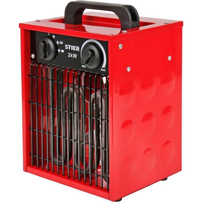 LISTIER Appareil de chauffage électrique Basic 2,0 kW 150 m³h — free download