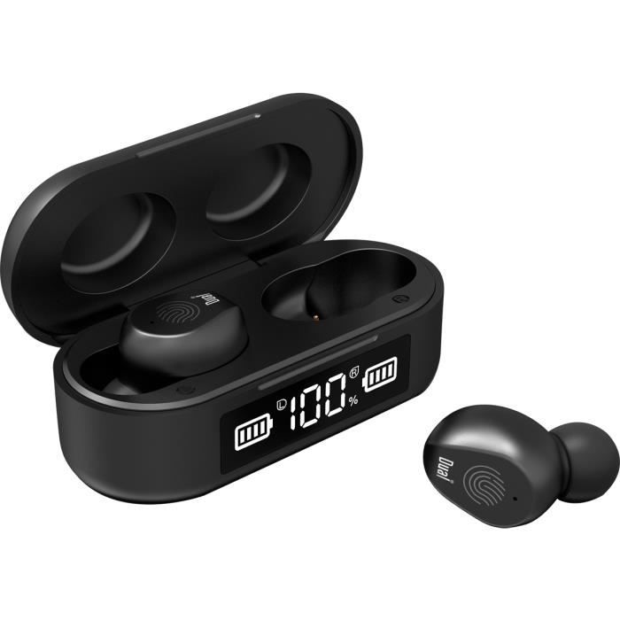 marque generique - Ecouteur intra-auriculaire sans fil A6 CE/RoHS Mini TWS  bluetooth V5.0 avec station de charge - Noir - Ecouteurs intra-auriculaires  - Rue du Commerce