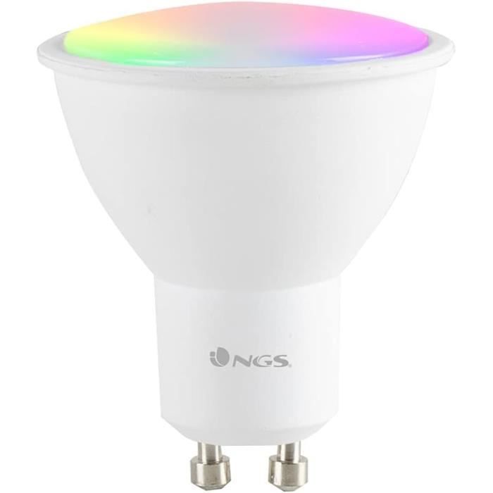 Gleam510C Ampoule Led WiFi Avec Couleurs Réglables Rgb+W, Ampoule Inteligente Spot Led 5W