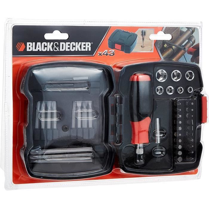Coffret 42 Embouts De Tournevis BLACK+DECKER BDA42SD