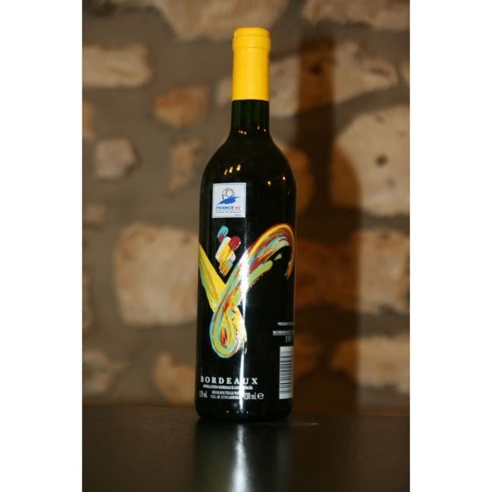 Bouteille Vin AOC Bordeaux 1997 Coupe Du Monde 98 Equipe de
