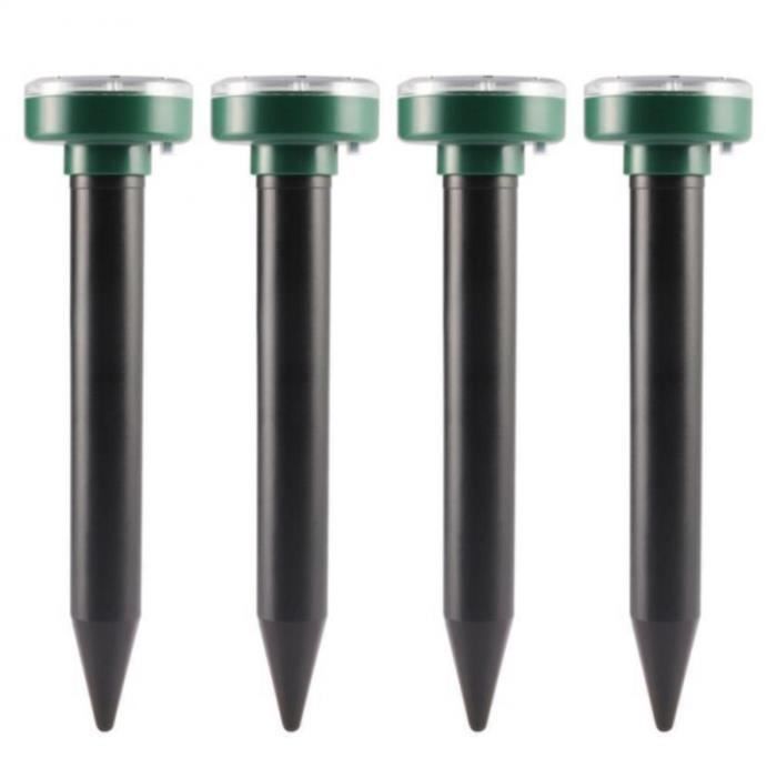 Répulsif Solaire pour Moles 6 Pièces, Chasse Moles Solaires, Répulsif Ultrasons pour Souris