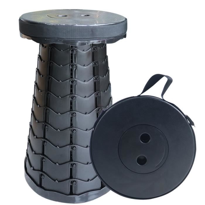 Mini Tabouret De Camping Pliable – Léger Et Portable (0,65 Kg) – Charge Max 100 Kg – Pour Pêche, Randonnée, BBQ – Taille Ouverte 30x23x28 Cm