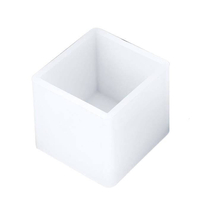 Moule Silicone Cube Géométrique 10.6cm - Moule Résine Époxy Grand Et Profond
