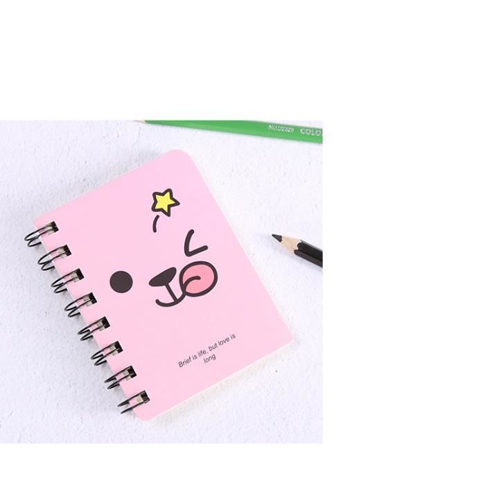 12 Carnets De Notes Spirale A7 - Bloc Notes Mini Poche 100 Pages - 10 Couleurs Pour Bureau, Voyage, École