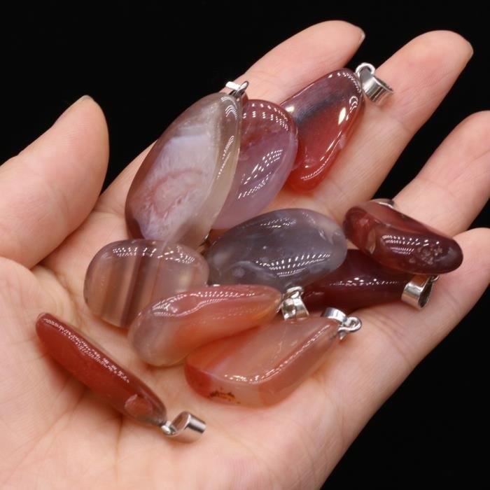 Pendentif Goutte En œil De Tigre Naturel – Pierre De Protection Et Confiance, Bijou Spirituel Unisexe - 11