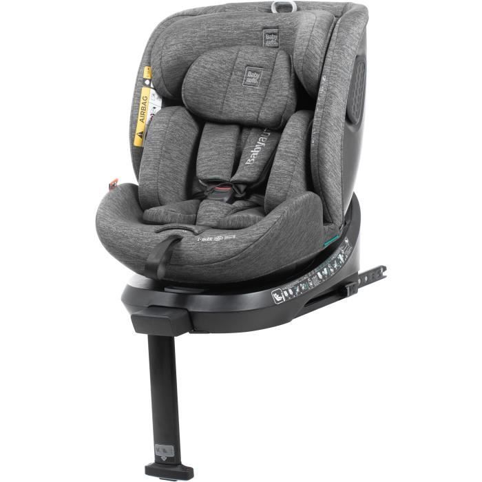 Siège auto - BABYAUTO - CORE - Groupe 0/1/2/3 - 40 / 150 cm - I-Size - Isofix - Pivotant - Inclinable - Réducteur - Gris
