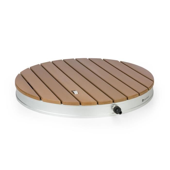 Douche de jardin Blumfeldt Sumatra Breeze RD WPC aluminium Ø 70.4cm