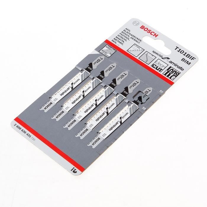 Stratifie Lame De Scie Sauteuse Bosch T 101 Blister Bif De