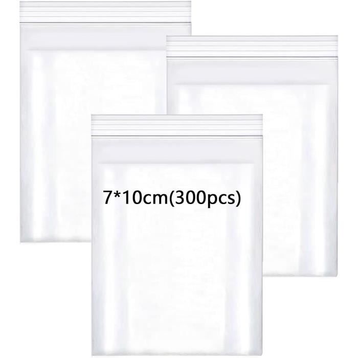 30 Pièces Sacs Plastique Zip 30x40 Cm - Sachets Transparents Refermables Épais Pour Vêtements Et Collations
