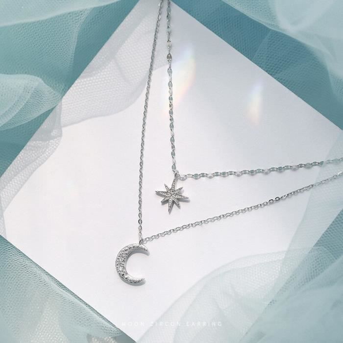 Ceinture Chaîne Métal Femmes - Motif Soleil Lune étoile | Ajustable Jusqu’à 110 Cm - Or Ou Argent