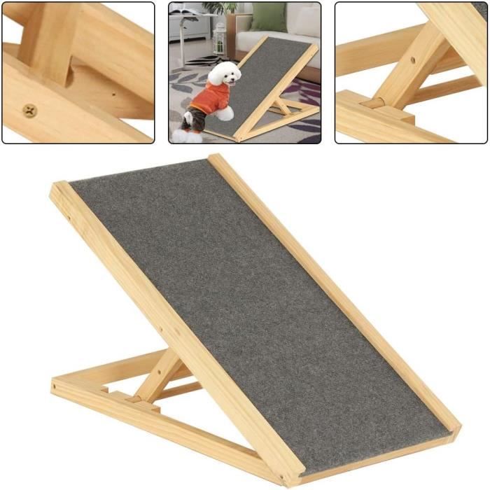 Meilleurs prix pour Rampes Animaux, Rampe pliable pour chien, 70x35x30-40cm de hauteur, 2 Réglable en hauteur, escalier pour chien, échelle pour chien