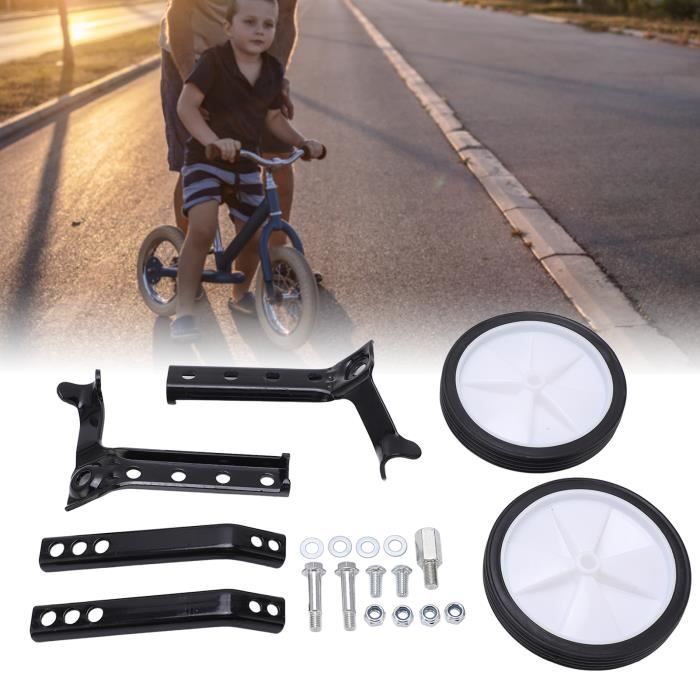 Roue D’Entraînement (Stabilisateur) Pour Vélo Enfant – Blanc Et Noir