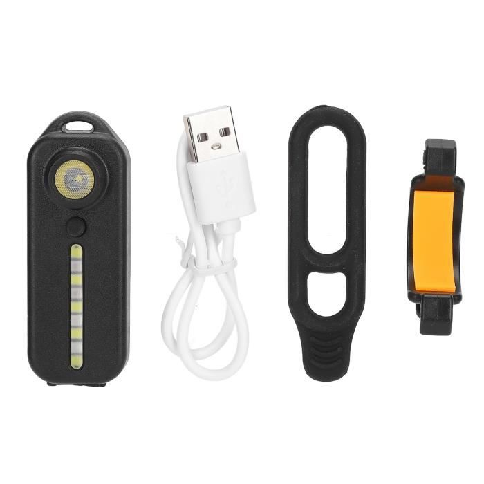 Lot De 2 Feux Arrière De Vélo VANZACK – USB Rechargeable, LED Rouge, Angle 240°, étanche, Accroche Partout
