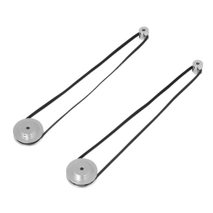 Jeu De Poulies De Distribution, 20 Dents, 60 Roues Synchrones En Aluminium Avec Courroie De 280mm De Longueur Et 6mm De Largeur Pour Imprimante 3d Alesage De 8mm03 Pouces 85641507 Jeu De Poulies De Distribution, 20 Dents, 60 Roues Synchrones En Aluminium Avec Courroie De 280mm De Longueur Et 6mm De Largeur Pour Imprimante 3d Alesage De 8mm03 Pouces 85641507