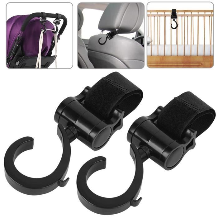 Fdit Accessoire pour poussette Crochets de poussette multifonctionnels  rotatifs pour bébé Crochet de poussette pour sac de jouet - Cdiscount  Puériculture & Eveil bébé