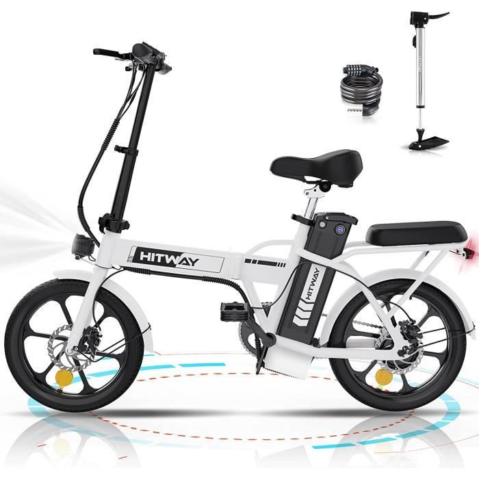 Hitway Vélo Électrique Pliable 16\