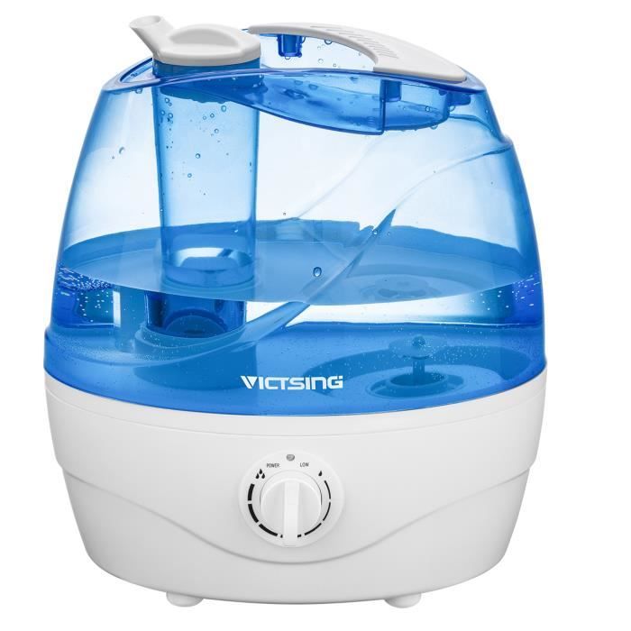 Humidificateur D Air Victsing 2l Sans Bpa Ultra Silencieux 28 Db Arret Automatique Sans Eau 24 Heures Pour Chambre Bebe Plante Cdiscount Bricolage
