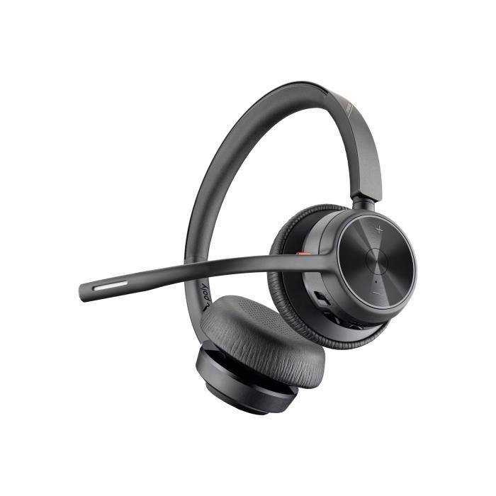 Micro-casque - Bluetooth - sans fil, filaire - USB-C - HP Inc. - Poly Voyager 4320 - Voyager 4300 UC series - micro-casque - sur-or