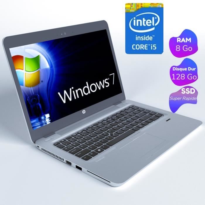 HP Elitebook 840 G1 Gris Reconditionné - vue 2