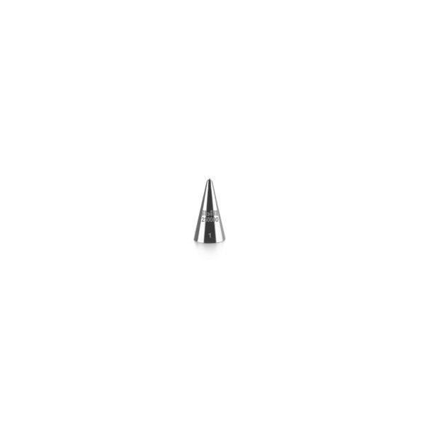 DOUILLE RONDE LISSE INOX 18/10. DIMENSIONS 0,5 MM X 35 MM X 17 MM
