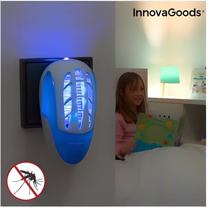 Prise Anti Moustiques Avec Led Ultraviolet Innovagoods Innovagoods Cdiscount Jardin